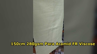 el poliéster viscoso del 150cm 280gsm Para Aramid FR mezcló la tela resistente al fuego del Workwear