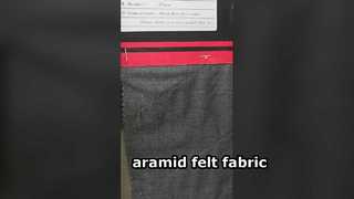 Nombre del producto: Tela de fieltro con aguja de metaaramida Ancho: 150 cm Peso: 270 g/m²