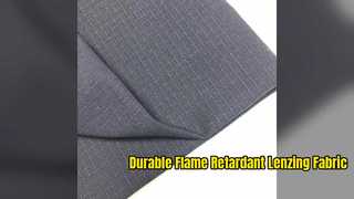 Tela de viscosa Lenzing Textil ignífugo duradero
