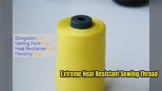 Resistencia térmica resistente del hilo de coser Para Aramid alta