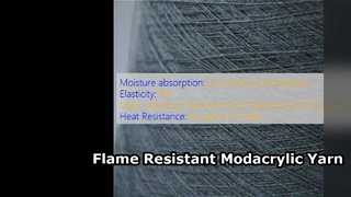 Hilo modacrílico resistente al fuego de primera calidad para textiles