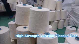 Solución textil de alta resistencia de hilo de viscosa Lenzing premium