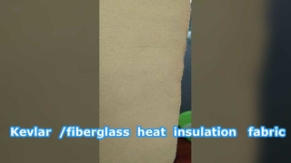 Tejido aislante térmico de Kevlar/fibra de vidrio