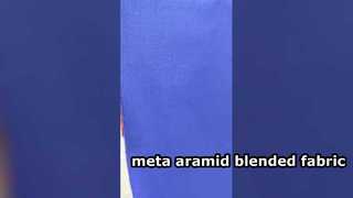 `Tela antiestática azul brillante FR de Nomex IIIA tipo 93/5/2 Meta Aramid Fabric 160gsm para Summ de gas y petróleo
