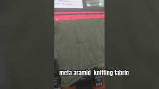 tejido de punto de meta aramida