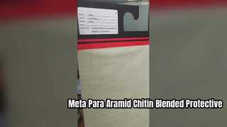 Tejido protector mezclado con quitina y aramida Meta Para