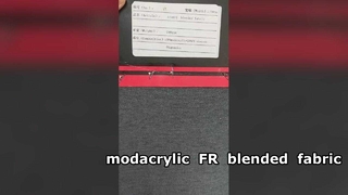 Tela mezclada modacrílica ignífuga