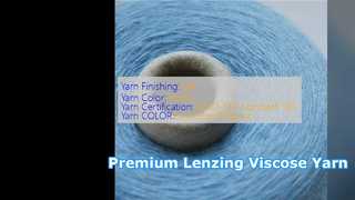 Hilo de viscosa Lenzing premium para textiles de alto rendimiento