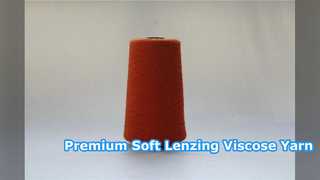 Hilo de viscosa Lenzing premium para textiles suaves y duraderos