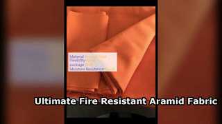 Tela de fibra de aramida de alta resistencia para seguridad industrial