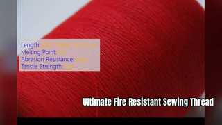 Hilo de coser resistente al fuego de Meta Aramid de alta resistencia
