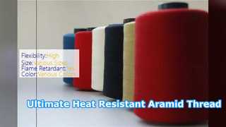 Hilo de aramida resistente al calor para equipo de seguridad industrial