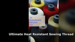 Hilo de coser de para-aramida Solución resistente al calor y al fuego