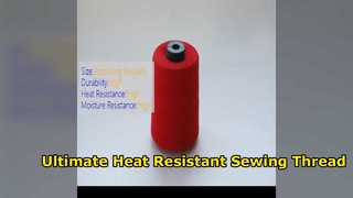 Hilo de coser de para-aramida de alta resistencia para calor extremo