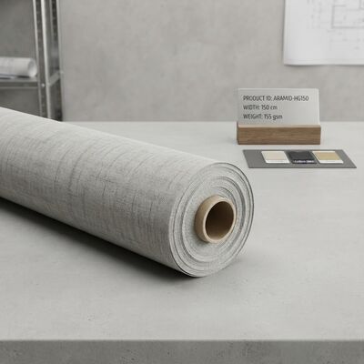 Tejido de meta-aramida ignífugo y antiestático con fibra de quitina para ropa de protección