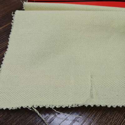 Tejido ignífugo de meta-aramida mezclado 280 g/m², 150 cm de ancho, 23% para-aramida, 70% viscosa FR, 6% poliéster para prendas de protección
