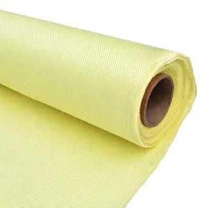 Amarillo de alta resistencia de la tela de 3000D 400g Para Aramid Kevlar