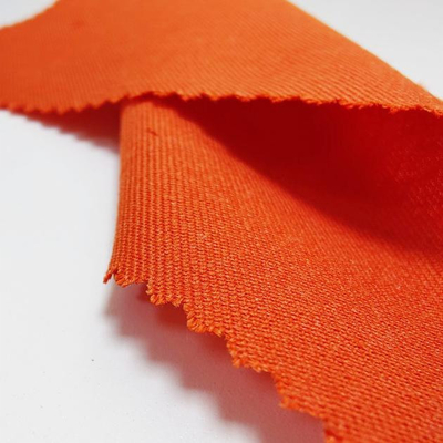 El tejer anaranjado del llano del color de la tela 150gsm de Aramid IIIA de la meta