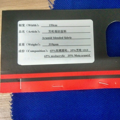 Viscosa de la contracción y tela bajas de Aramid en diversos colores