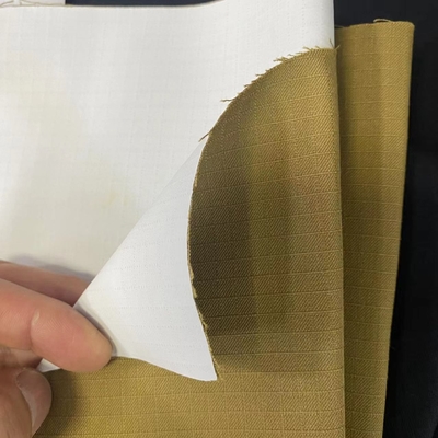 Membrana de PTFE de tela de aramida caqui transpirable impermeable de 280gsm