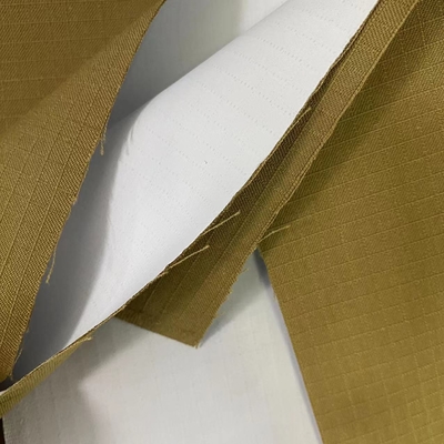 Membrana de PTFE de tela de aramida caqui transpirable impermeable de 280gsm