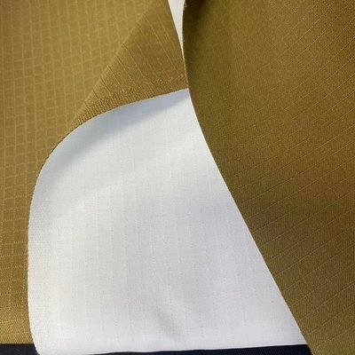 Membrana de PTFE de tela de aramida caqui transpirable impermeable de 280gsm