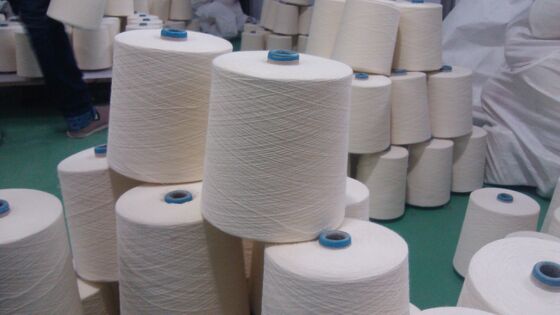 Hilado Ne20/2 amarillo crudo del 100% Para Aramid