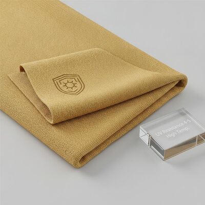 Tejido Meta Aramid que ofrece resistencia a los rayos UV de nivel 4 a 5, diseñado para equipo de seguridad y ropa resistente a altas temperaturas.