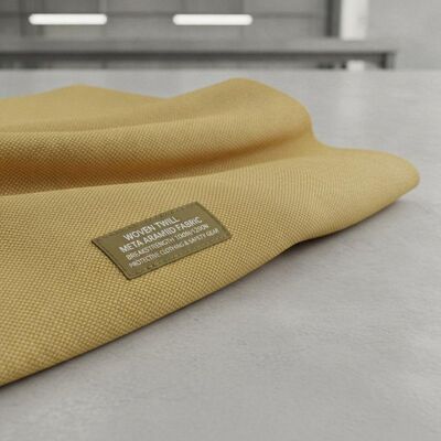 Tejido Twill Meta Aramid Tejido 220gsm Con resistencia a la rotura 1000N 1200N Ideal para ropa de protección y equipo de seguridad