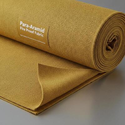 Tela de Para Aramida Tela ignífuga que proporciona alta flexibilidad adecuada para uniformes de protección y equipos resistentes al calor