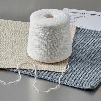 Absorción de humedad baja Modacrylic Yarn Fiber Type Modacrylic Engineered for Woven and Knitting Fabric Textile Solutions