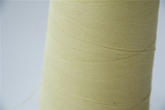 Hilo de coser de aramida con alta resistencia a los rayos UV, fibra de meta aramida, punto de fusión NO, diseñado para costuras duraderas en condiciones extremas