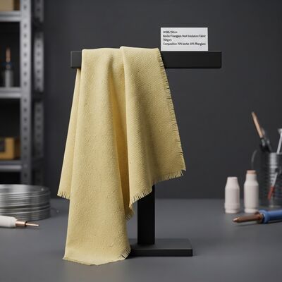 Tejido aislante térmico de fibra de vidrio de Kevlar con resistencia a altas temperaturas, retardante de llama y resistencia a los desgarros