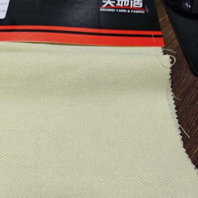 Tejido ignífugo de meta-aramida mezclado 280 g/m², 150 cm de ancho, 23% para-aramida, 70% viscosa FR, 6% poliéster para prendas de protección