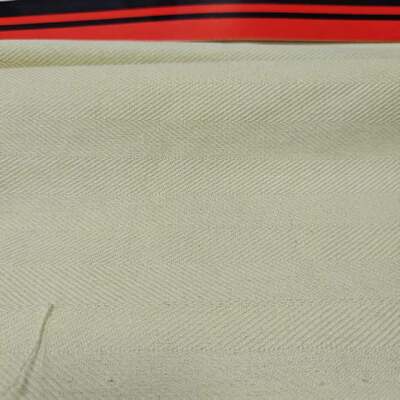 Tejido ignífugo de meta-aramida mezclado 280 g/m², 150 cm de ancho, 23% para-aramida, 70% viscosa FR, 6% poliéster para prendas de protección