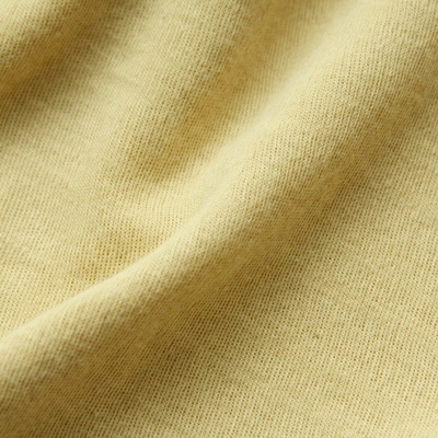 Amarillo crudo de la tela de EN388 200gsm el 100% Para Aramid para los guantes cortados antis el 1.6m el 1.8m