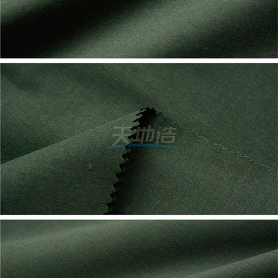 Tela 93/5/2 170gsm de Aramid de la meta del verde caqui para el traje del vuelo