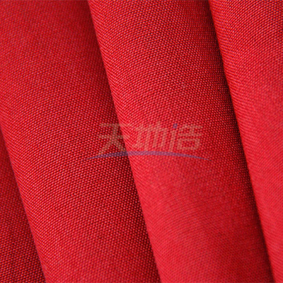 Tela viscosa roja 240gsm de Aramid para la ropa protectora
