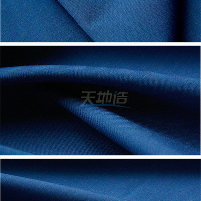 Ropa anti del arco de la tela 160gsm de Aramid de la meta del azul de océano para el petróleo