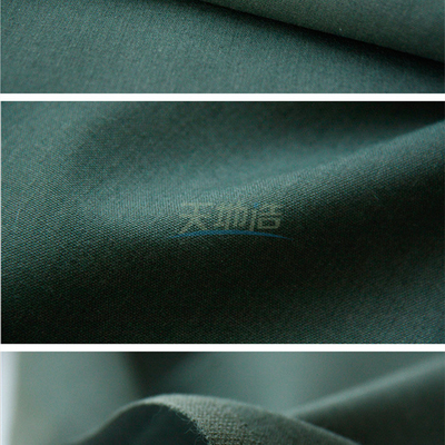 Verde viscoso de la tela 260gsm de Aramid Lenzing para la ropa protectora