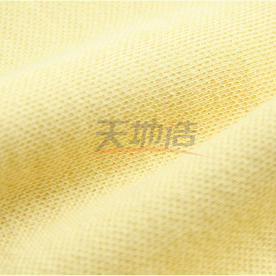 la tela hecha punto aramid de 320gsm 50%Para Aramid 50%meta cortó guantes de la resistencia