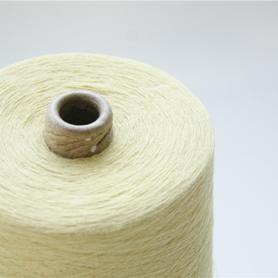 El hilo de coser del franco Para Aramid cuenta un cuento Ne30/2 amarillo crudo para tejer de la tela