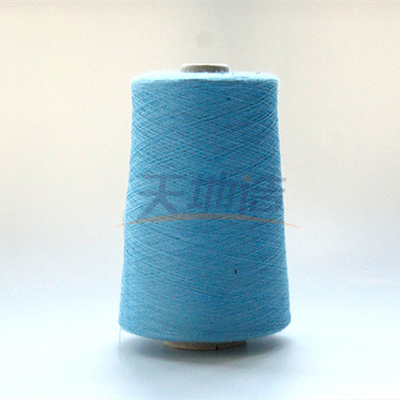 Ne33/2 la meta Aramid mezcló el azul de cielo del hilado para la sustancia química del aceite