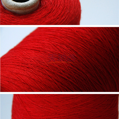 La meta roja Aramid mezcló el hilado Ne33/2 para la ropa protectora química del aceite