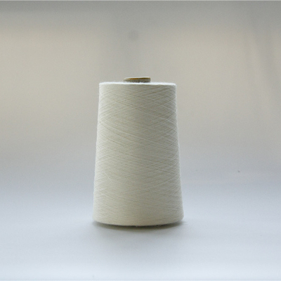 30/2 hilado hecho girar 100% de Aramid de la meta blanca cruda del color ignífugo