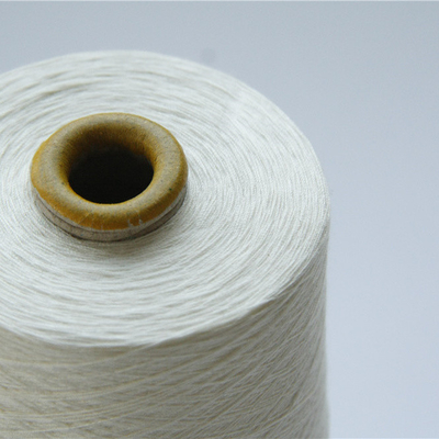30/2 hilado hecho girar 100% de Aramid de la meta blanca cruda del color ignífugo