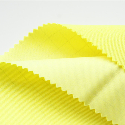 amarillo fluorescente de la tela antiestática Modacrylic del algodón 300gsm para la ropa protectora