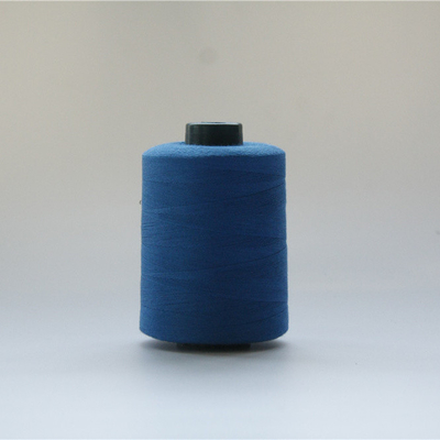 Hilo de coser 40 TEX Royal Blue de Aramid de la meta de la resistencia de fuego