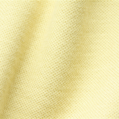 Tela hecha punto Aramid doble de la meta de la cara el 50% Para Aramid el 50% cruda para los guantes cortados de la resistencia