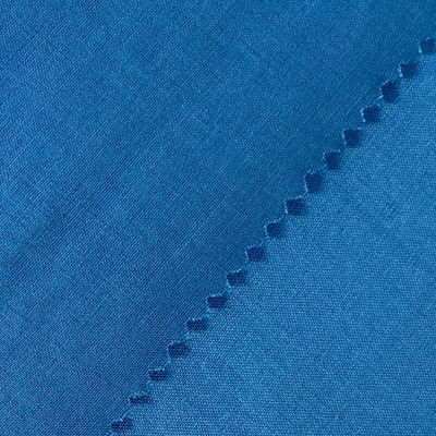 Tejido Aramida Azul Marino 3A Ignífugo Impermeable 150 GSM